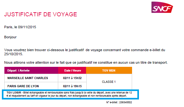 voyage sncf reference dossier